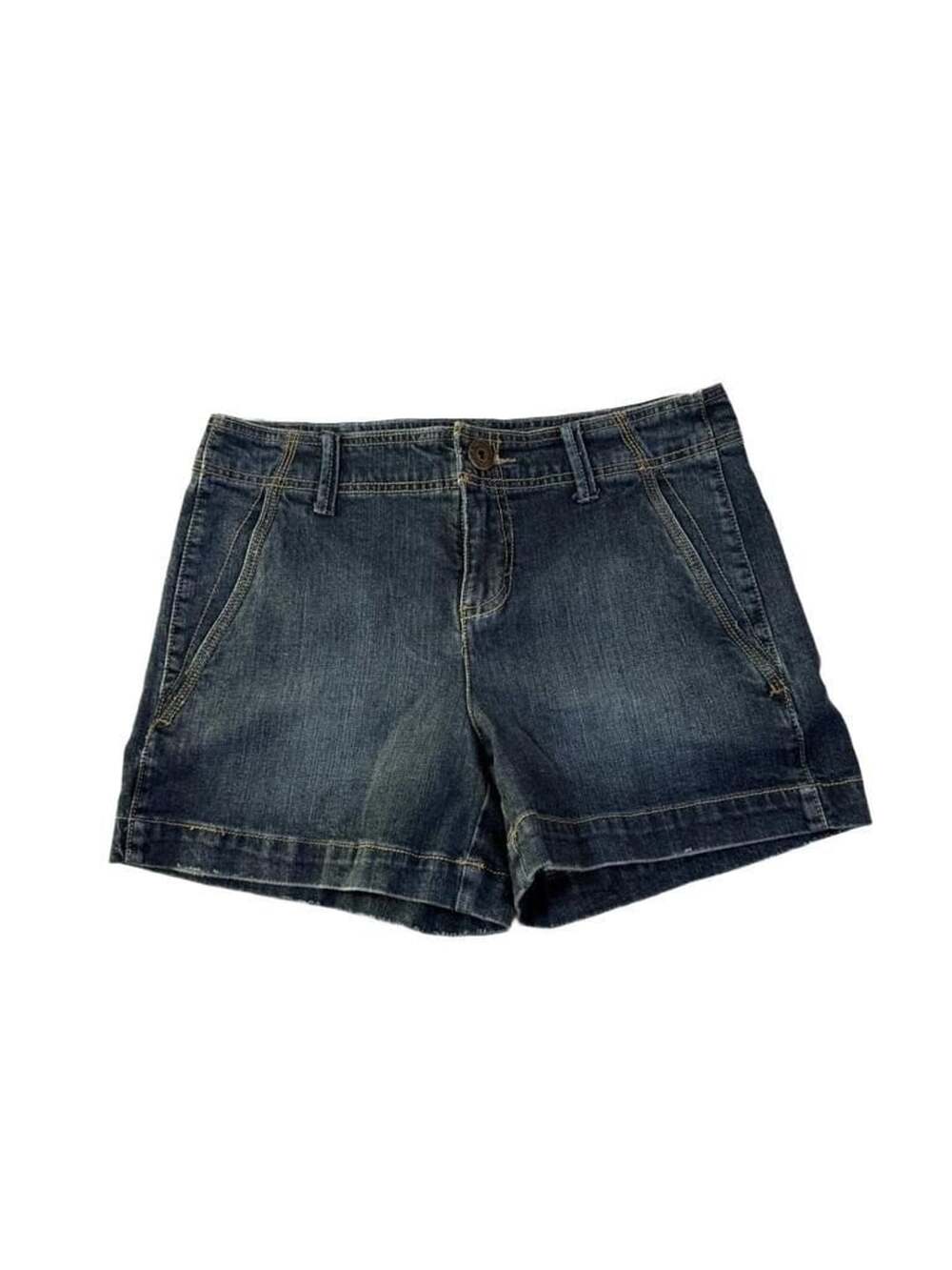 Faded Glory Dark Sky Wash Stretch Denim Shorts Size 4